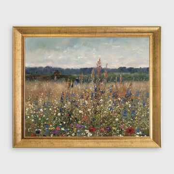 "Flowers Landspace" Floral Tablo