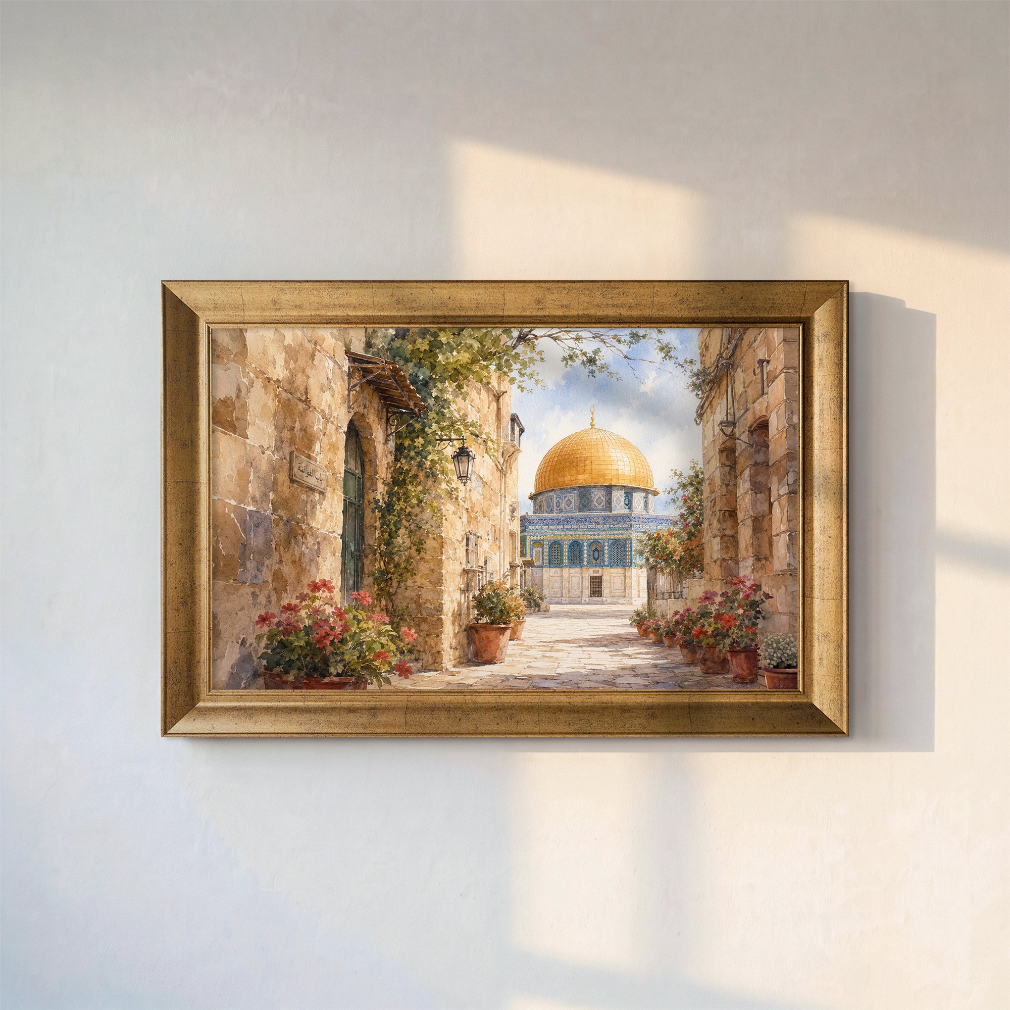Avlu Vintage Halı Serisi Kanvas Tablo