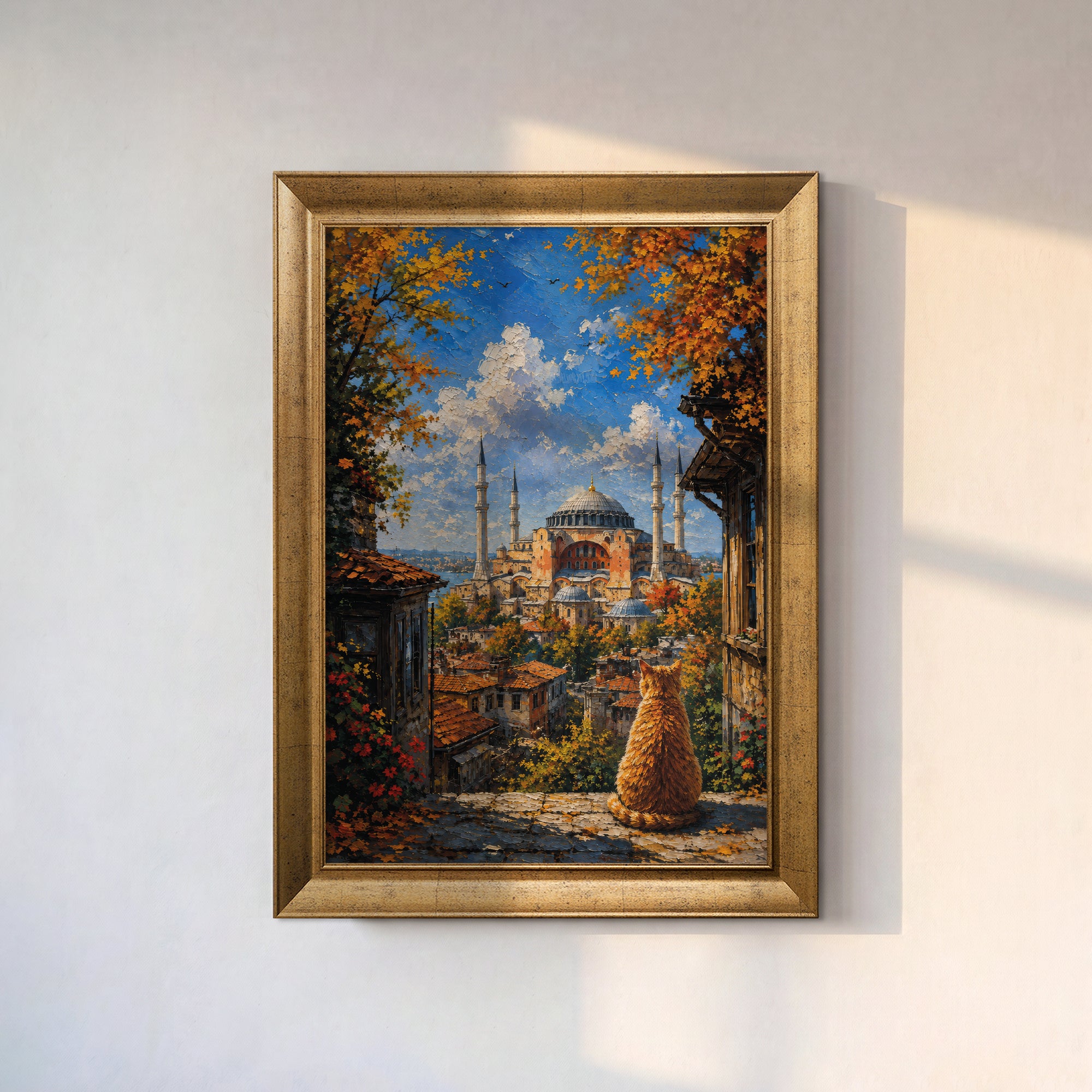 Vintage Vase and Flowers Canvas Painting