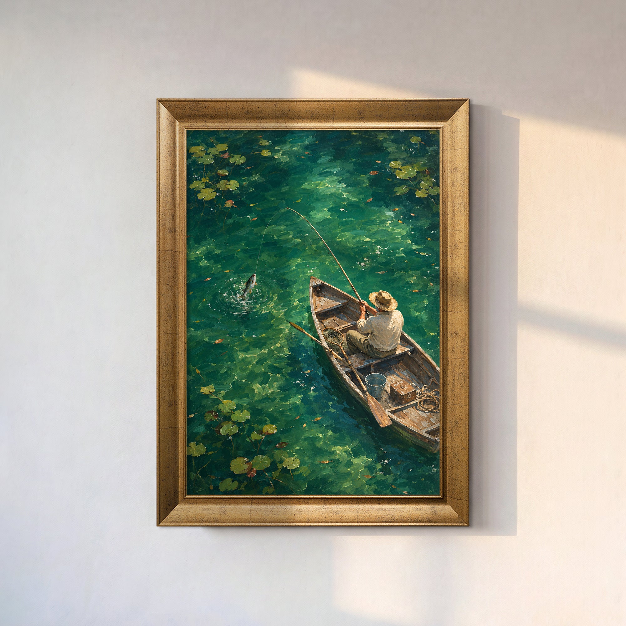 Balıkçı Kanvas Tablo