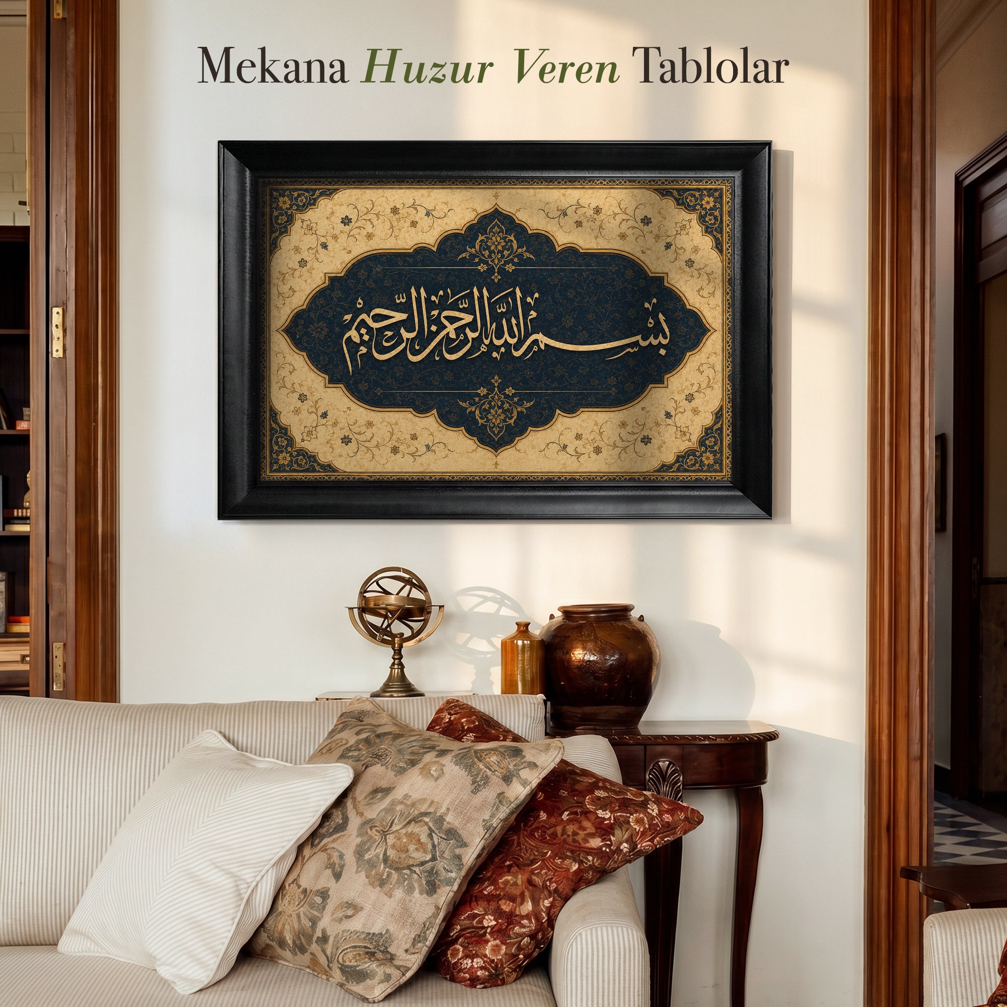 Bismillahirrahmanirrahim Hat Kanvas Tablo