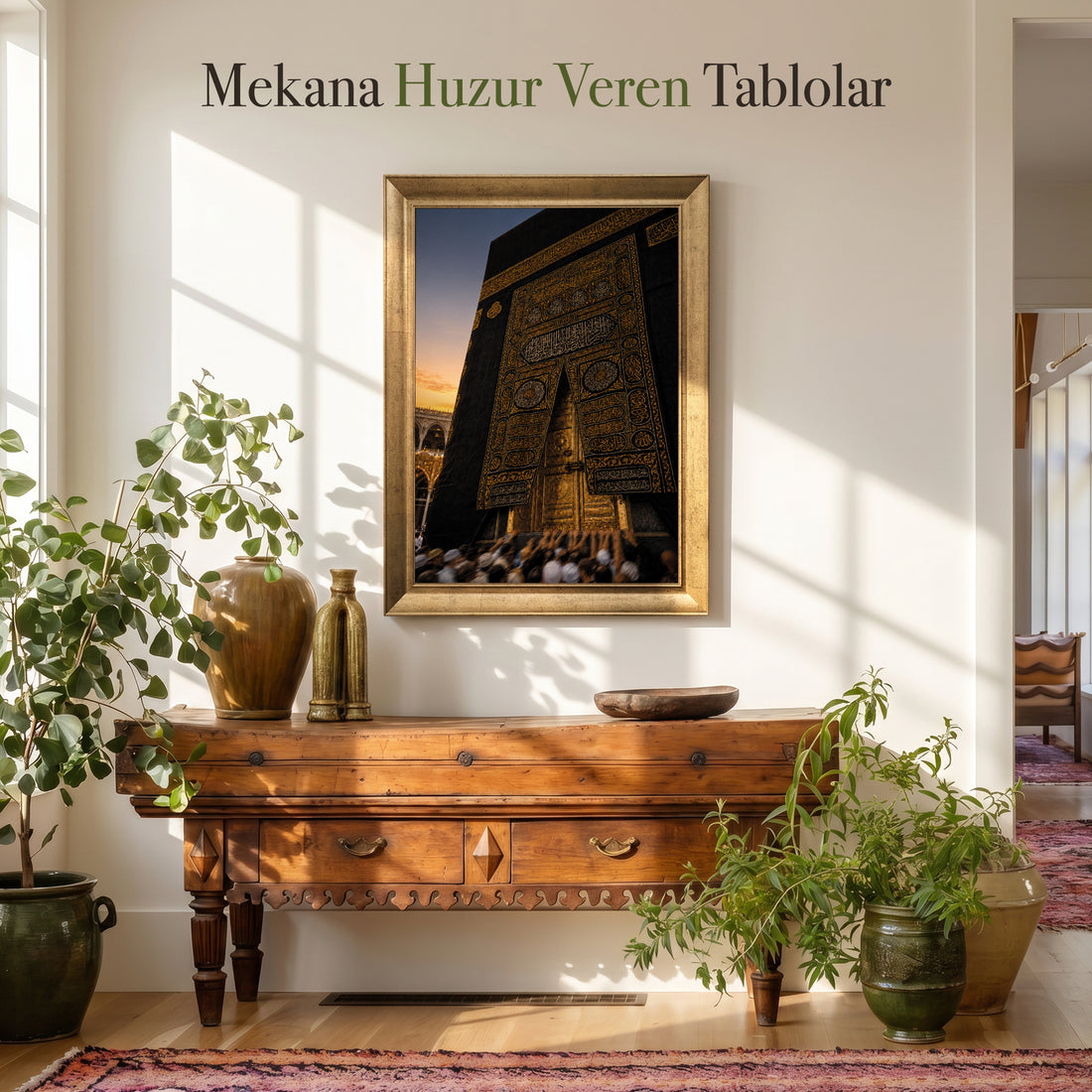 Kâbe Kapısı Kanvas Tablo