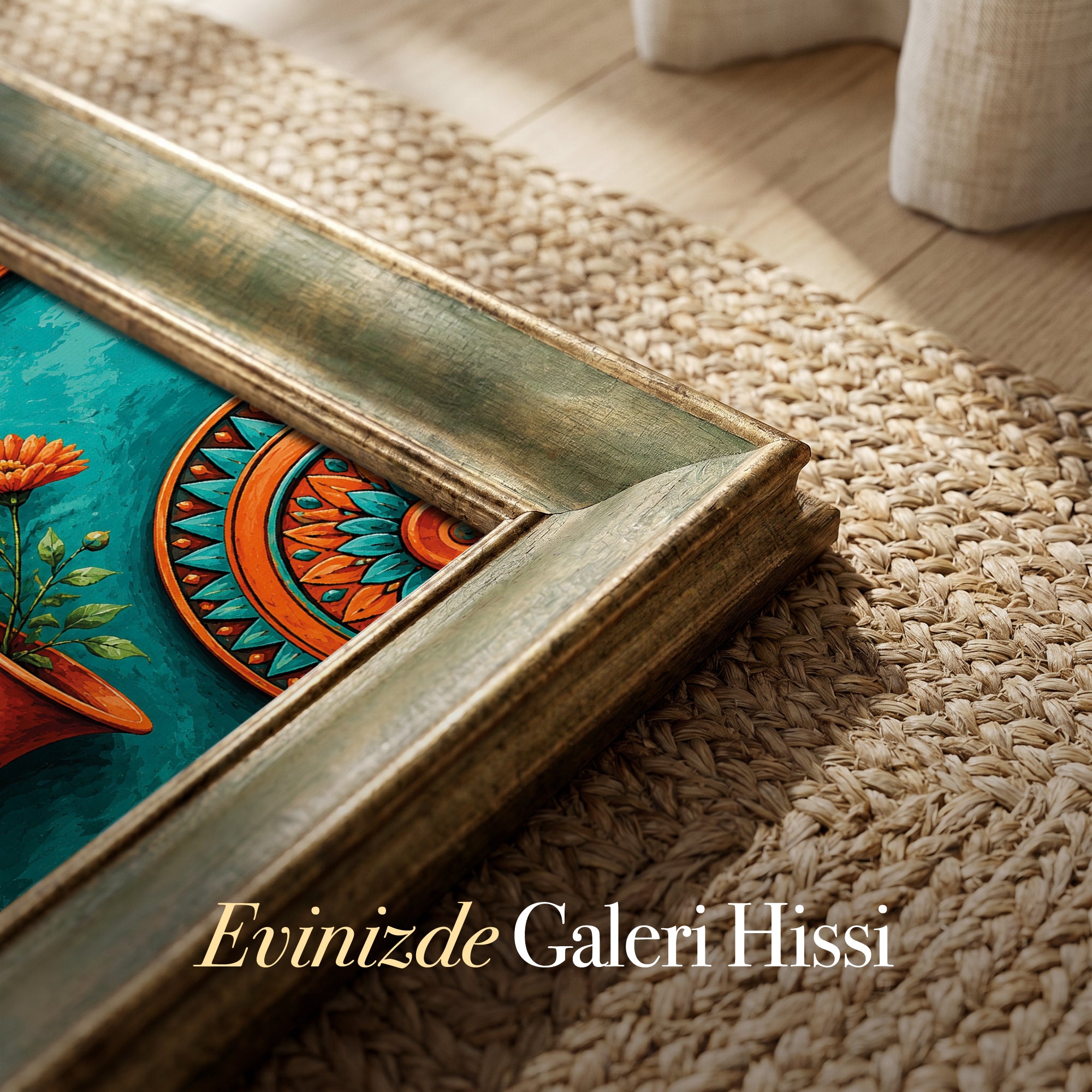 Vintage Vase and Flowers Canvas Painting