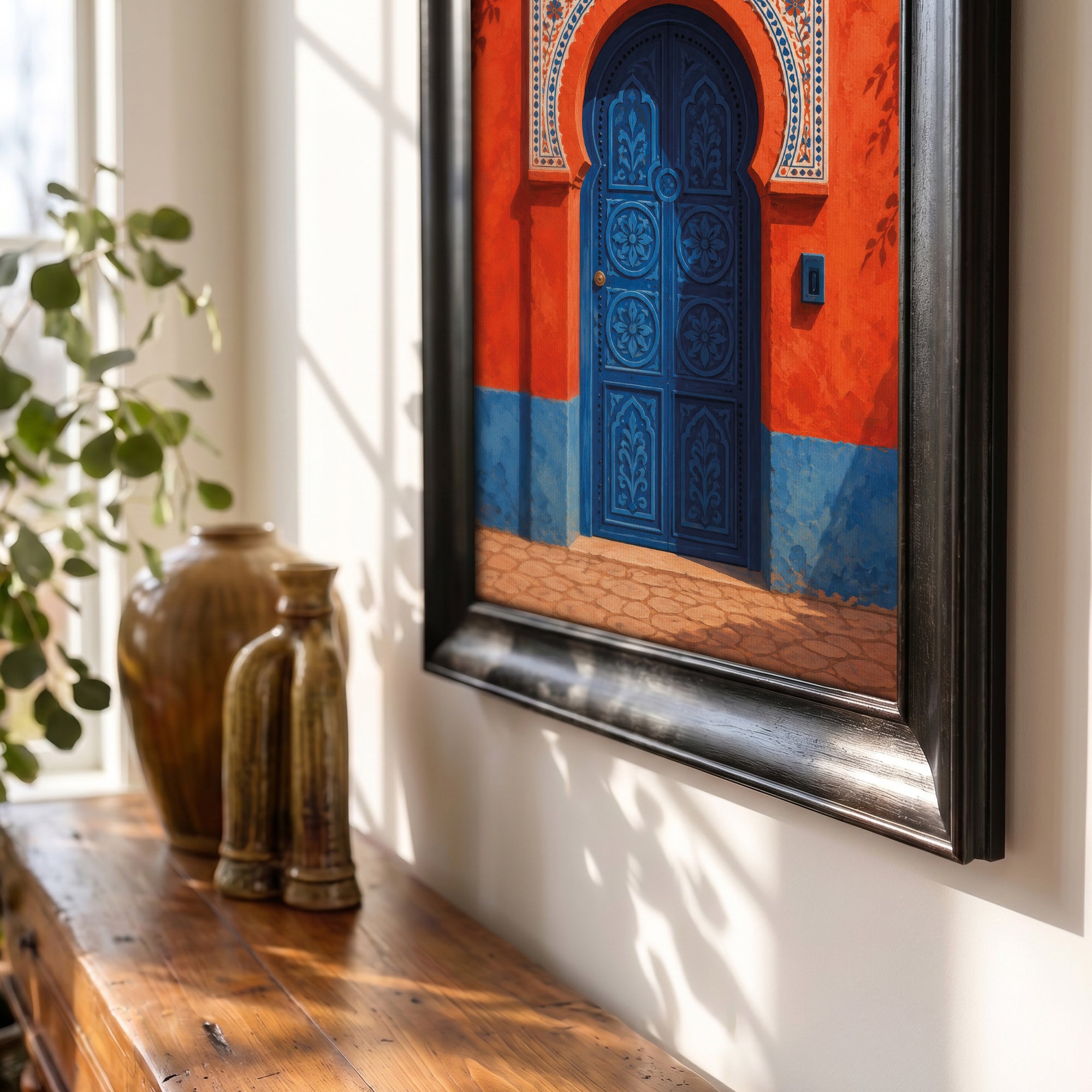 Vintage Vase and Flowers Canvas Painting