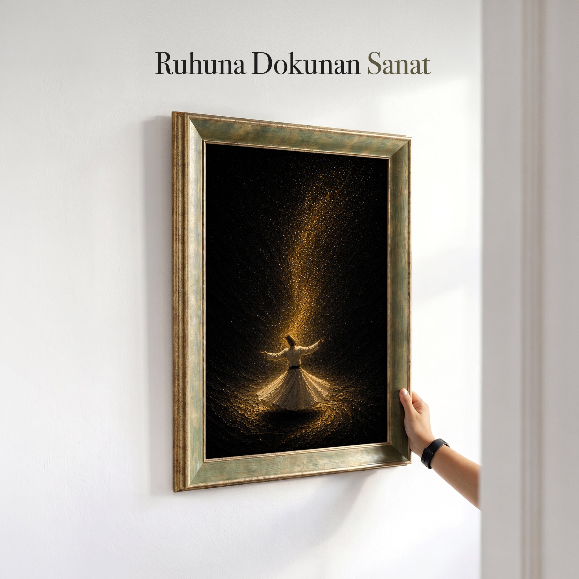 Semazen-Mevlana Kanvas Tablo
