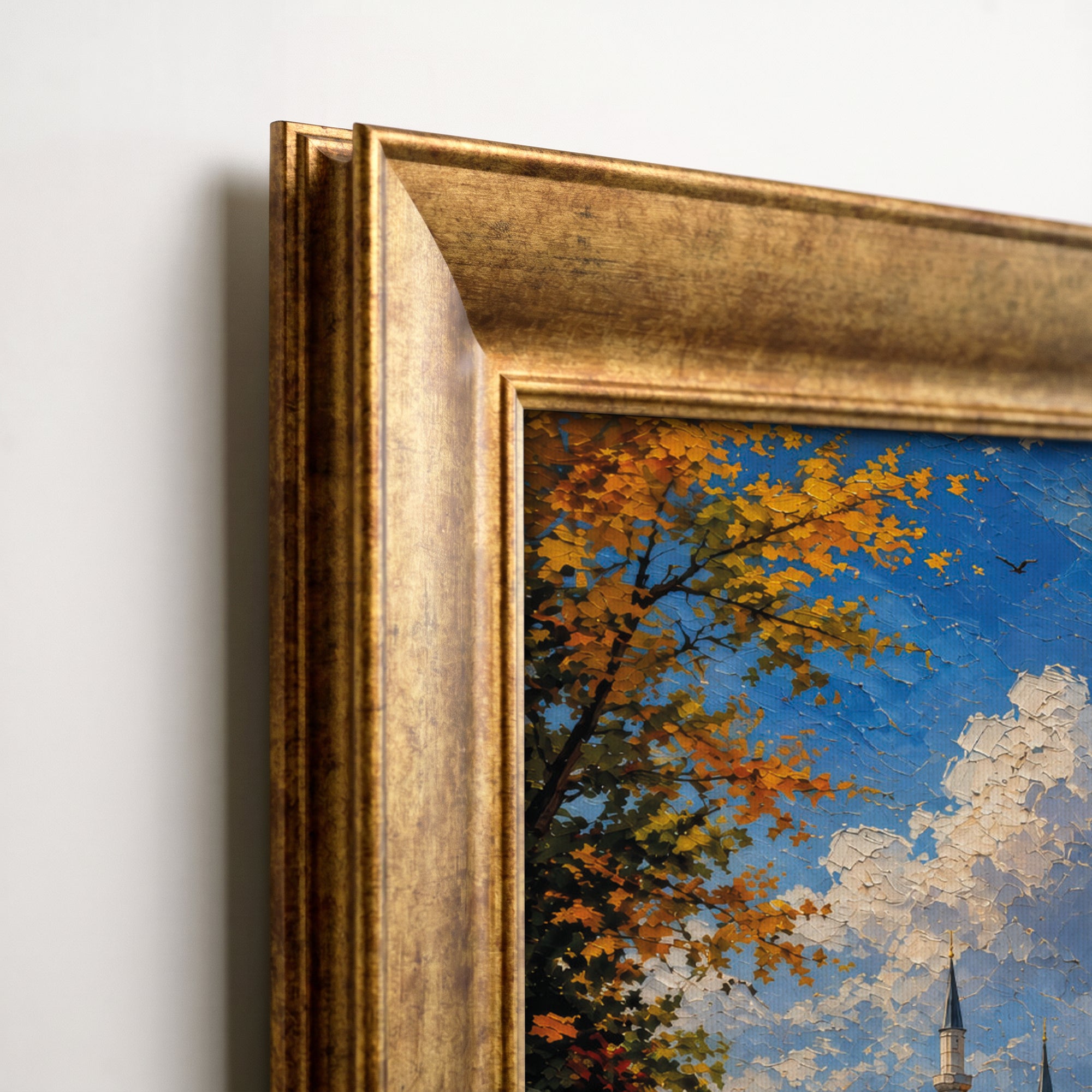 Vintage Vase and Flowers Canvas Painting