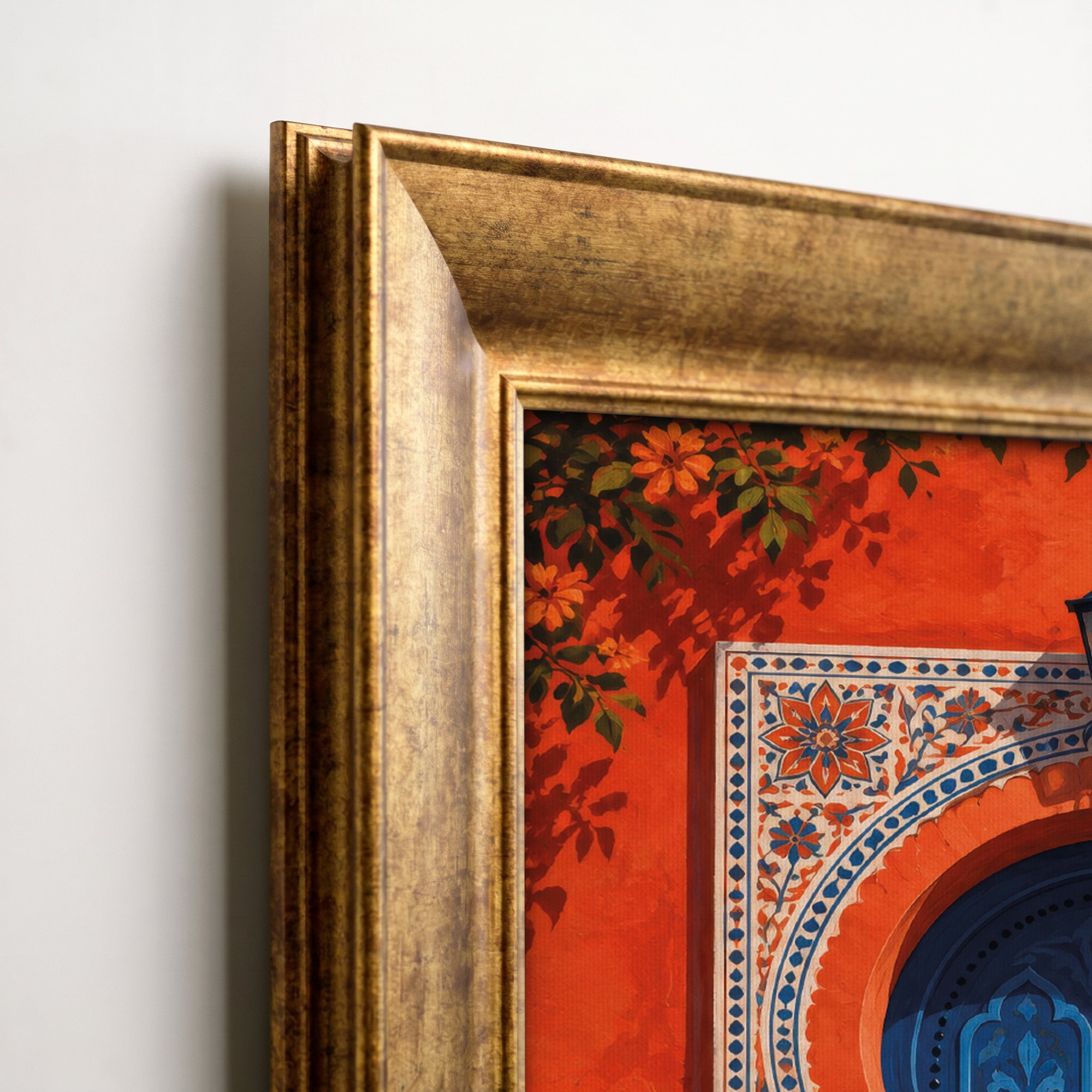 Vintage Vase and Flowers Canvas Painting